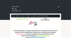 Desktop Screenshot of innovative-beauty.com